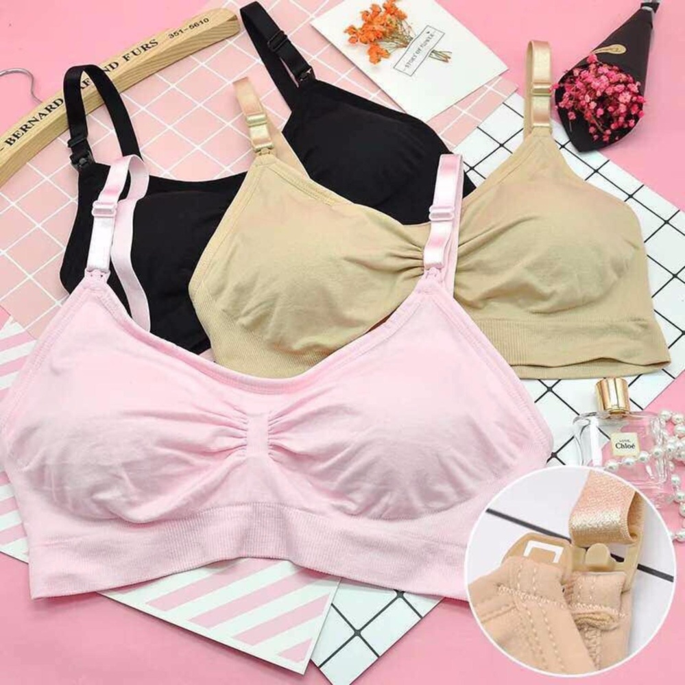 Genie Nursing Bra - Bra Menyusui Genie - Hitam