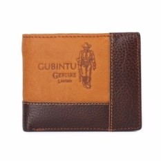Sapi Asli Dompet Kulit Pria Pendek Hunter Desainer Dompet Risleting Man Merk Dompet Koin Kantong Carteras untuk Pria-Intl