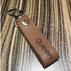 Genuine Leather Gantungan Kunci - Queen