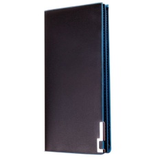 George Toko Hot Jual Dompet Panjang Tipis Pria Uang Dompet Flip Up Dompet Biru-Internasional