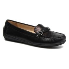 GEOX D JAMILAH 2FIT BLACK MOCCASINS