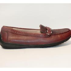 GEOX D JAMILAH 2FIT BORDEAUX MOCCASINS