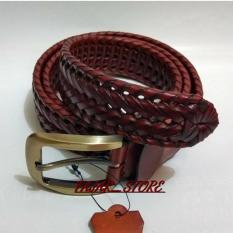 GESPER IKAT PINGGANG KULIT IMPORT PRIA COWO BRANDED