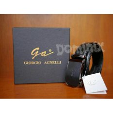 GESPER IKAT PINGGANG PRIA KULIT ASLI ORIGINAL GIORGIO AGNELLI RD507 CLACK