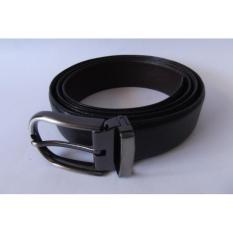 Gesper Sabuk Ikat Pinggang 100% Kulit Asli Pria Original - Hitam