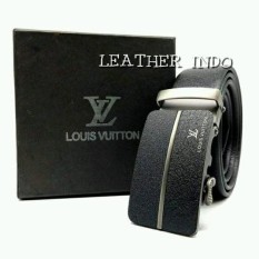 GESPER SABUK IKAT PINGGANG KULIT IMPORT PRIA REL OTOMATIS LV-001LN BRANDED JAMAN NOW