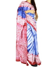 Hadiah Piper Cotton Red Kalamkari Sarees (Panjang: 5.5 MTR)-Intl