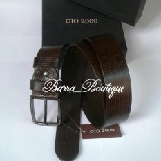 GIO 2000-ikat pinggang kulit BELT G-S.092/40 BROWN ORIGINAL