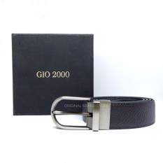 Gio 2000 Original - Gesper Sabuk Pria - Ikat Pinggang Kulit Pria - G23 Bolak balik