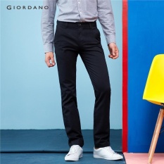 Giordano Pria Solid Cotton Skinny Pants 01117074 Hitam-Intl
