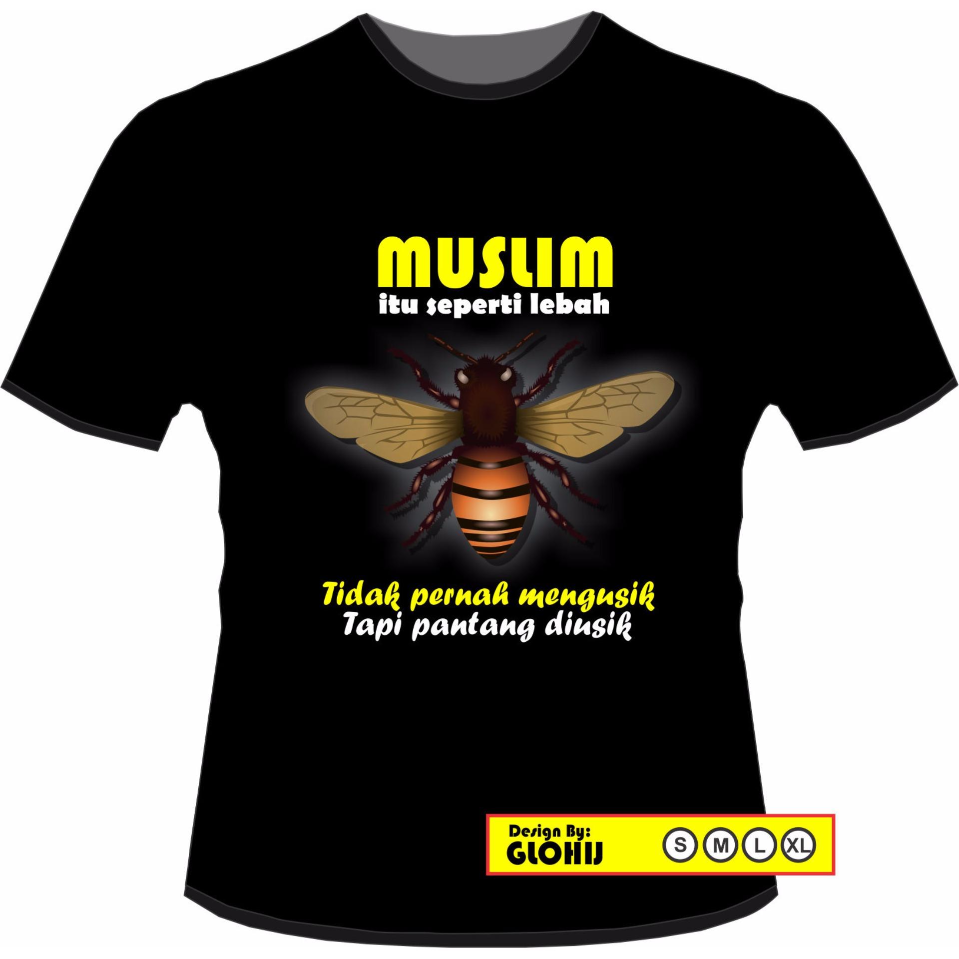 Glohij - Kaos Dakwah Muslim Itu Seperti Lebah