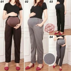 Glow Fashion Celana hamil panjang wanita jumbo long pant Laura