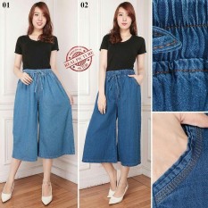 Glow Fashion Celana kulot pendek 7/8 wanita jumbo short pant Chika