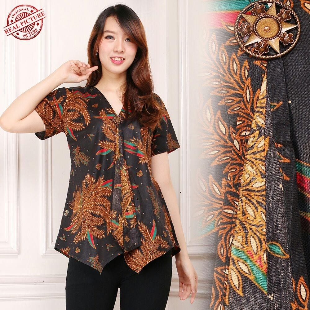 Glow Fashion Couple batik atasan blouse kemeja Abaya kebaya wanita jumbo short Cindi