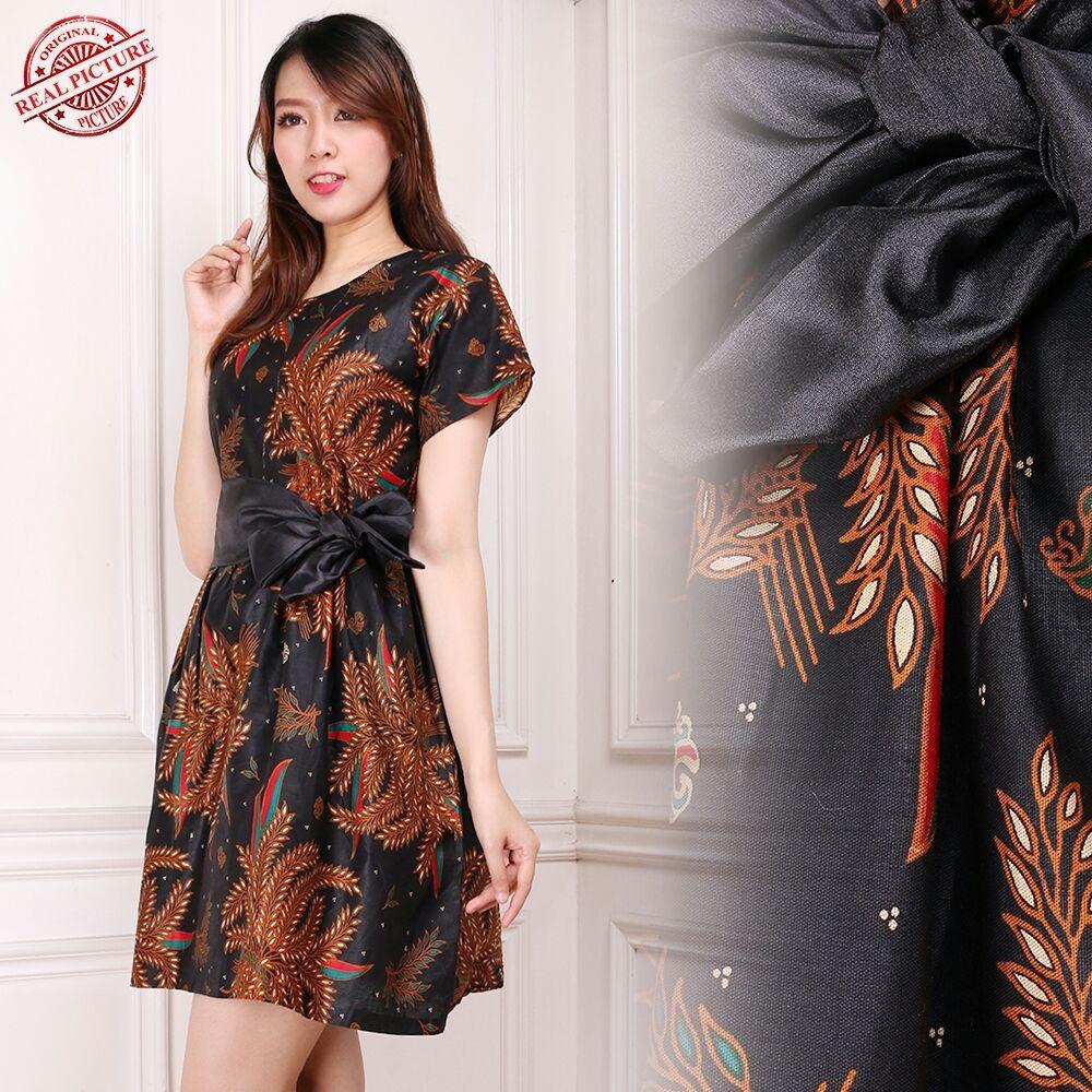 Glow Fashion Dress batik maxi pendek wanita mini dress Gladys