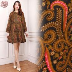Glow Fashion Dress maxi pendek atasan blouse long tunik kemeja batik wanita jumbo shirt mini dress Salsa M – XL