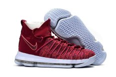 Golden State Warriors ELITE Pria NBA Sepatu Apa Yang Durant RESMI ZOOM Bernapas Sepatu Bola Basket KD 9 EP #35 Kevin Wayne Durant (Hitam) -Intl