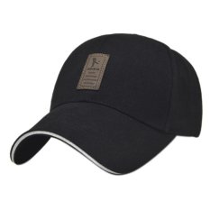 Topi Baseball Snapback Keren Pria Warna Hitam