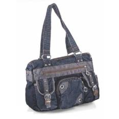 Golfer Gf.3402 Tas Hand Bag Bisa Selempang Wanita-Denim-Lucu Dan Modis Edisi 2017(Biru )