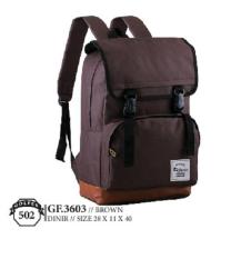 Golfer Gf.3603 Tas Ransel Pria - Bahan Dinir - 28x11x40 - Bagus Dan Keren