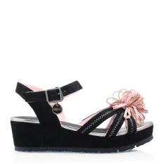 Gosh Wedges Slingback Sandals 080 Black