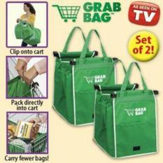 Grab Bag Tas Belanja Shopping Bags Trolley Supermarket Go Green Tote