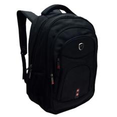 Grand Polo Tas Ransel Pria 17528 Original Black + Raincover