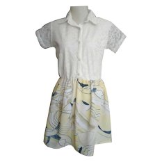 Granny Dress Brokat- Putih