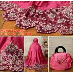 Grateful Fashion Mukenah Savira - Maroon - Best Seller