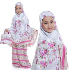 Grateful Fashion Setelan Mukena Anak Kalila Untuk 6 Tahun Sampai 8 Tahun - Merah - Best Seller 2