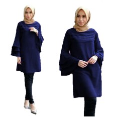 Grateful Fashion Tunik Katty - 1 Navy - Best Seller