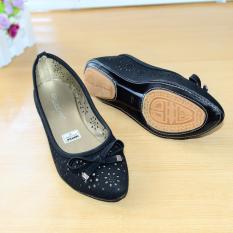 Gratica Sepatu Flat Flatshoes Laser Black NFZ-35