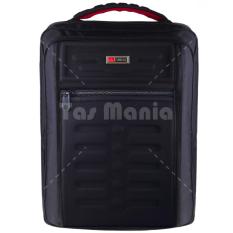 Tas Ransel Gress Emboss Tas Laptop Backpack - Hitam Tas Pria Tas Sekolah Tas Kerja Dailypack Tas Fashion Pria
