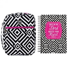 Greyson Canvas 10.5 x 8 Zipper Bible Case Spiral Bound Journal Inspirational Set of 2 - intl