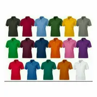Griyaazza - Kaos Polo T Shirt Pria Dewasa Ukuran M - Putih