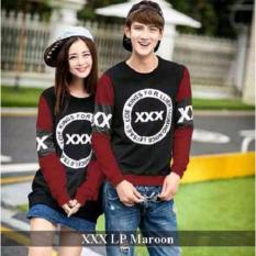Grosir Baju Couple - Baju Couple Online - Baju Couple XXX LP Maroon