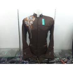 Grosir Baju Koko Pria Baju Muslim Jas Koko Jasko Coklat Al Muttaqin