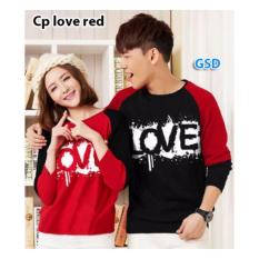 GSD - Couple Kaos Panjang Merah