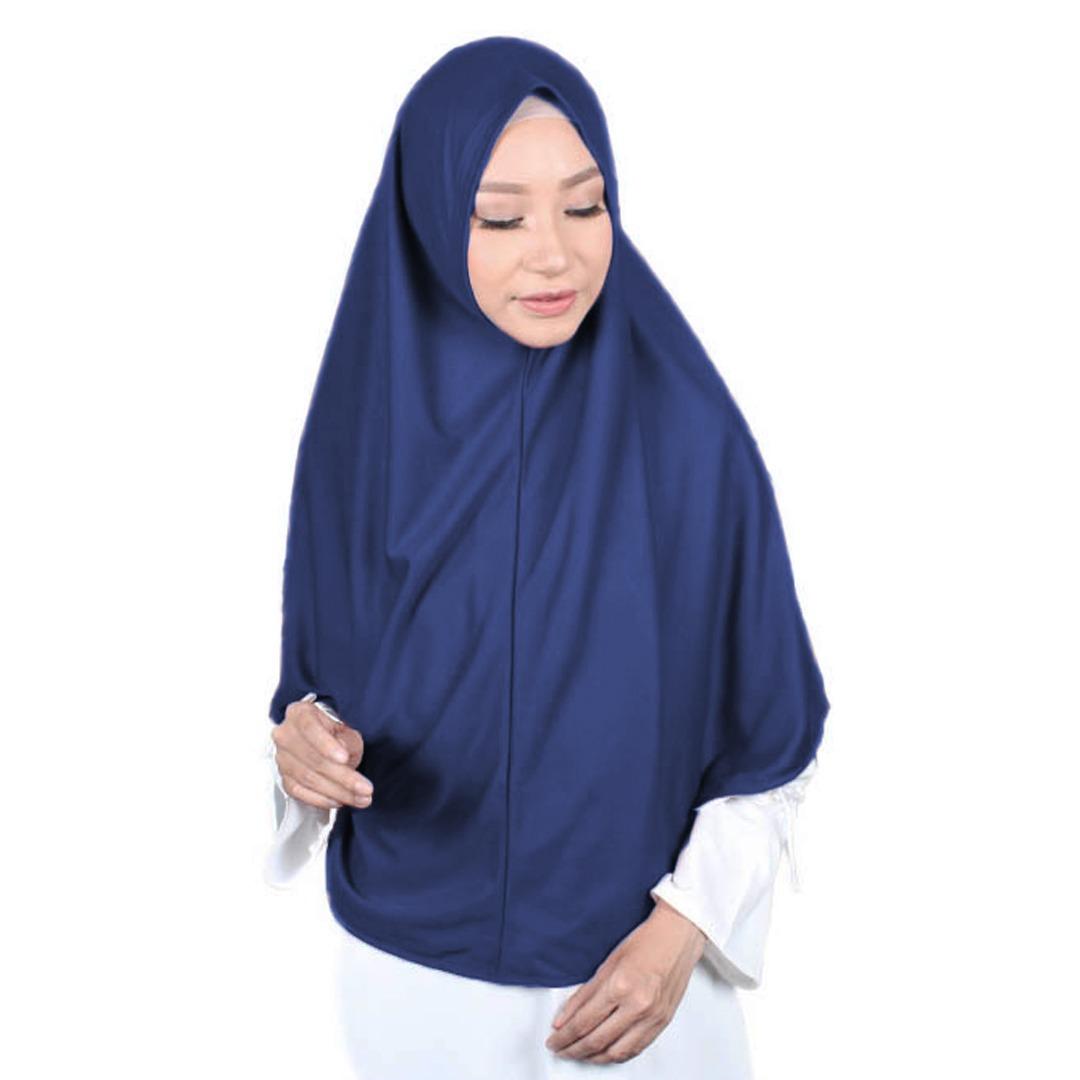 Grosir Jilbab XL Najwa Khimar Instan - Kerudung Hijab Instan XL Kaos Katun