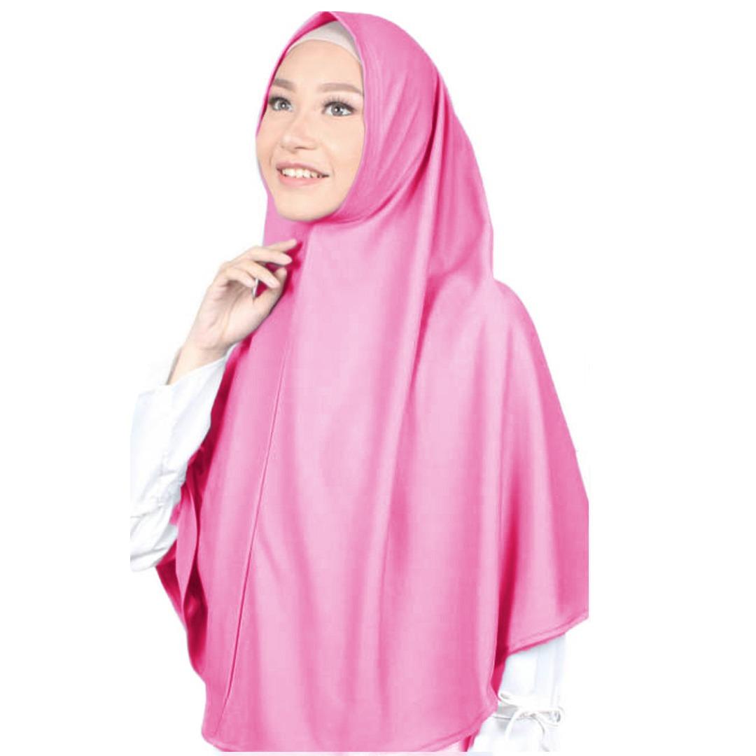 Grosir Jilbab XL Najwa Khimar Instan - Kerudung Hijab Instan XL Kaos Katun