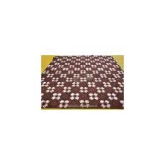 GROSIR KAIN BATIK SOGAN CAP SEMI TULIS MOTIF KAWUNG PRABU COKLAT