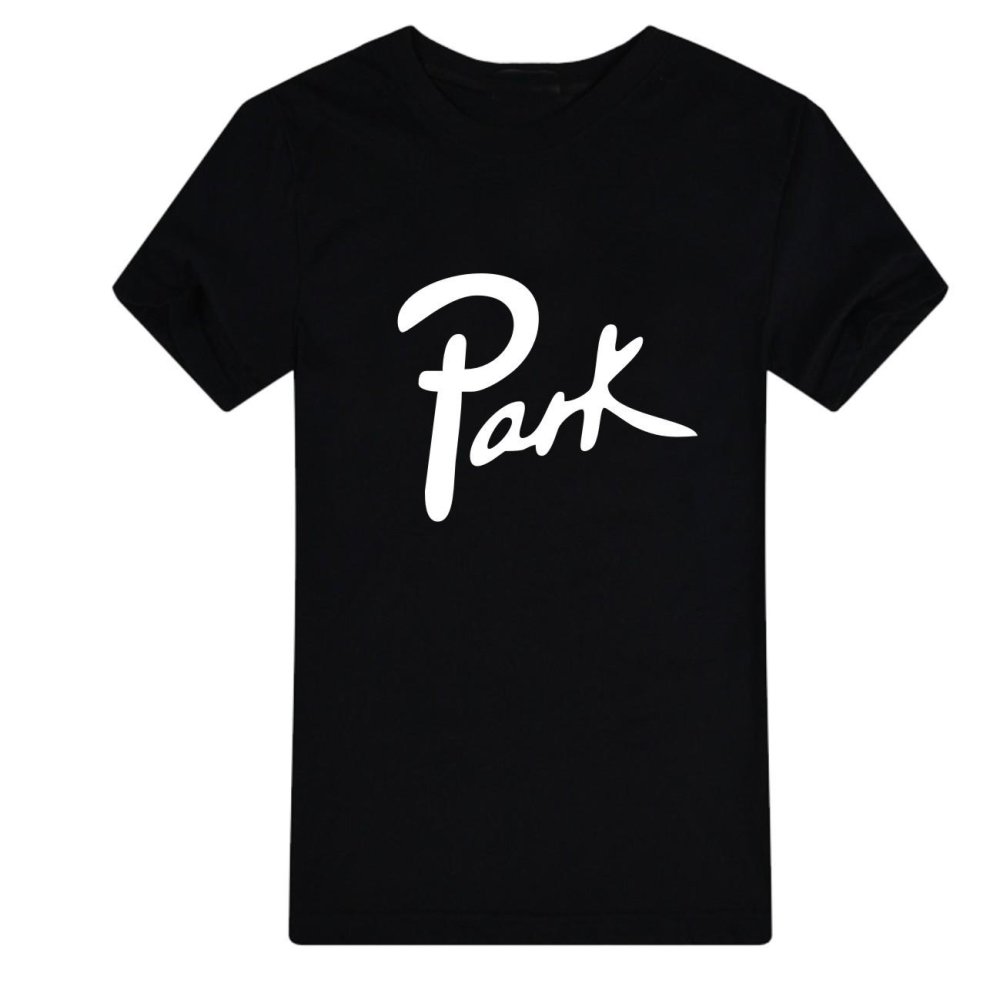 Group Apink (Jung Eun Ji) Surat Dicetak T-shirt Lengan Pendek T-shirt (hitam)-Intl