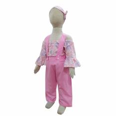 Grow Baju dan Celana Kodok Rory Setelan Anak Perempuan ( Grow Rorry Suit Clothes Child Girl ) Pink