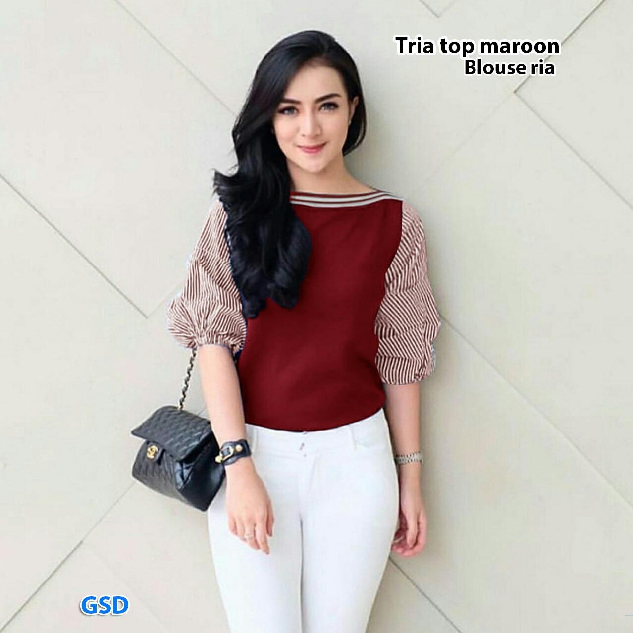 GSD - Baju Atasan / Baju Wanita / Baju Cewekl /Blus Casual Ria