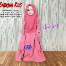 GSD-Baju Gamis Anak/Baju Muslim Anak/Baju Anak Cewek/Baju Anak/ Gamis Sabrina Kids