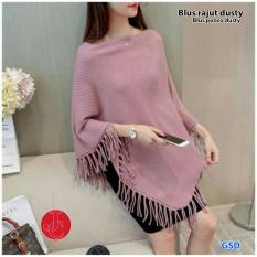 GSD -Baju Atasan / Baju Cewek / Blouse Wanita / Blus Cardi Rajut Ponco