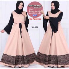 GSD - Baju Gamis / Baju Wanita / Dress Muslim / Baju Muslim / Maxi Dress Manda Coksu