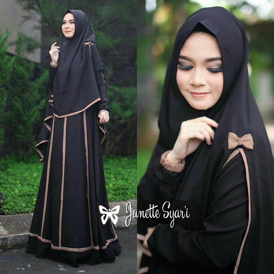 GSD - Baju Gamis /Baju Wanita / Dress Muslim / Baju  Syari / Maxi Dress Hijab Netta