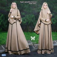 GSD - Baju Gamis /Baju Wanita / Dress Muslim / Baju Syari / Maxi Dress Hijab Netta