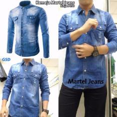 GSD - Kemeja Cowok / Kemeja Jeans / Baju Jeans / Kemeja Pria Terbaru - Kmja Jeans P050